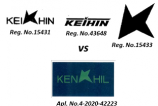 Applied-for mark “KENHIL, star shape”” is being opposed